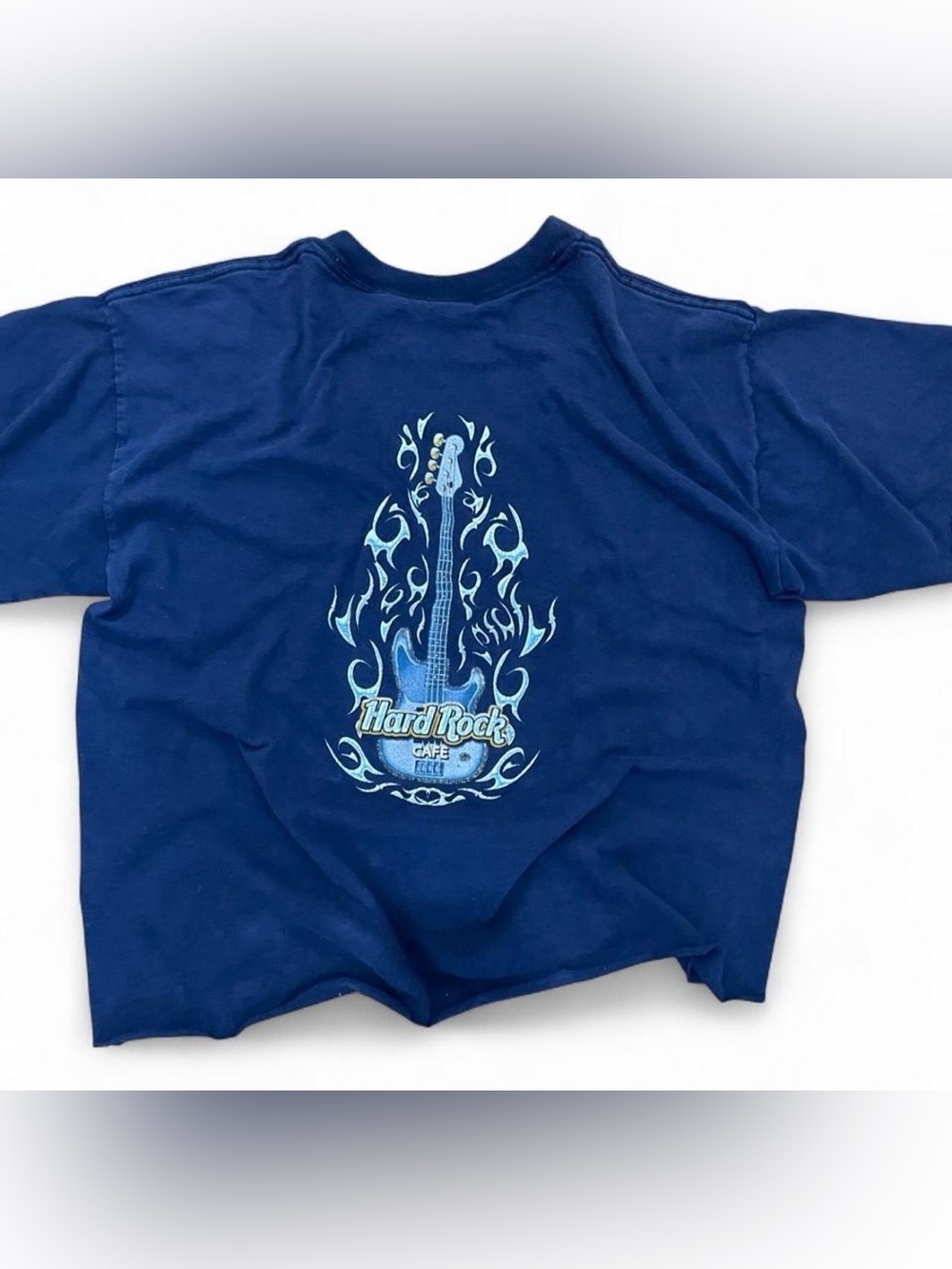 Hard Rock Cafe Navy Blue Guitar Graphic Tee